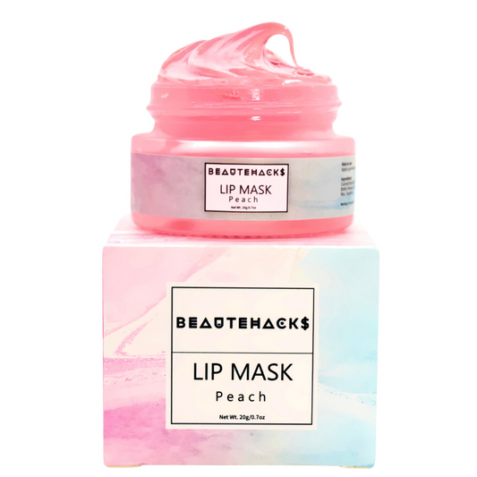 Peach Lip Mask | Chapped Lip Treatment | Lip Sleeping Mask for Dry Lips